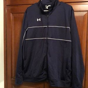 Women’s Under Armour jacket. XL. Navy blue